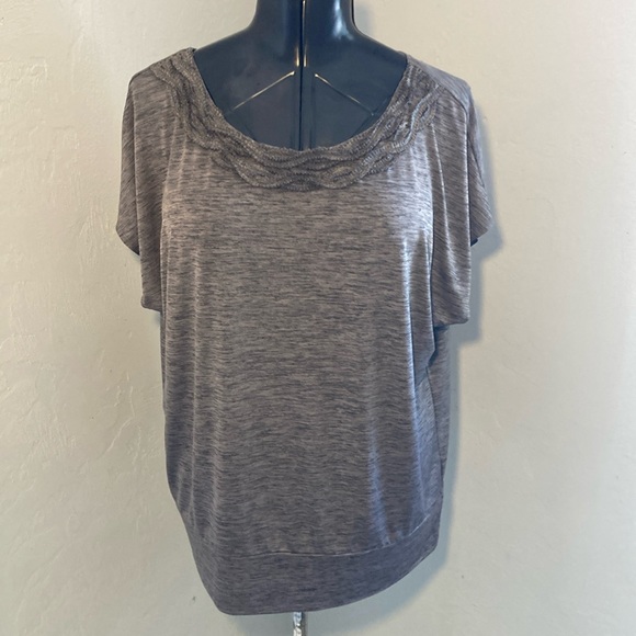 AB Studio Tops - AB Studio Quarter-sleeve Top